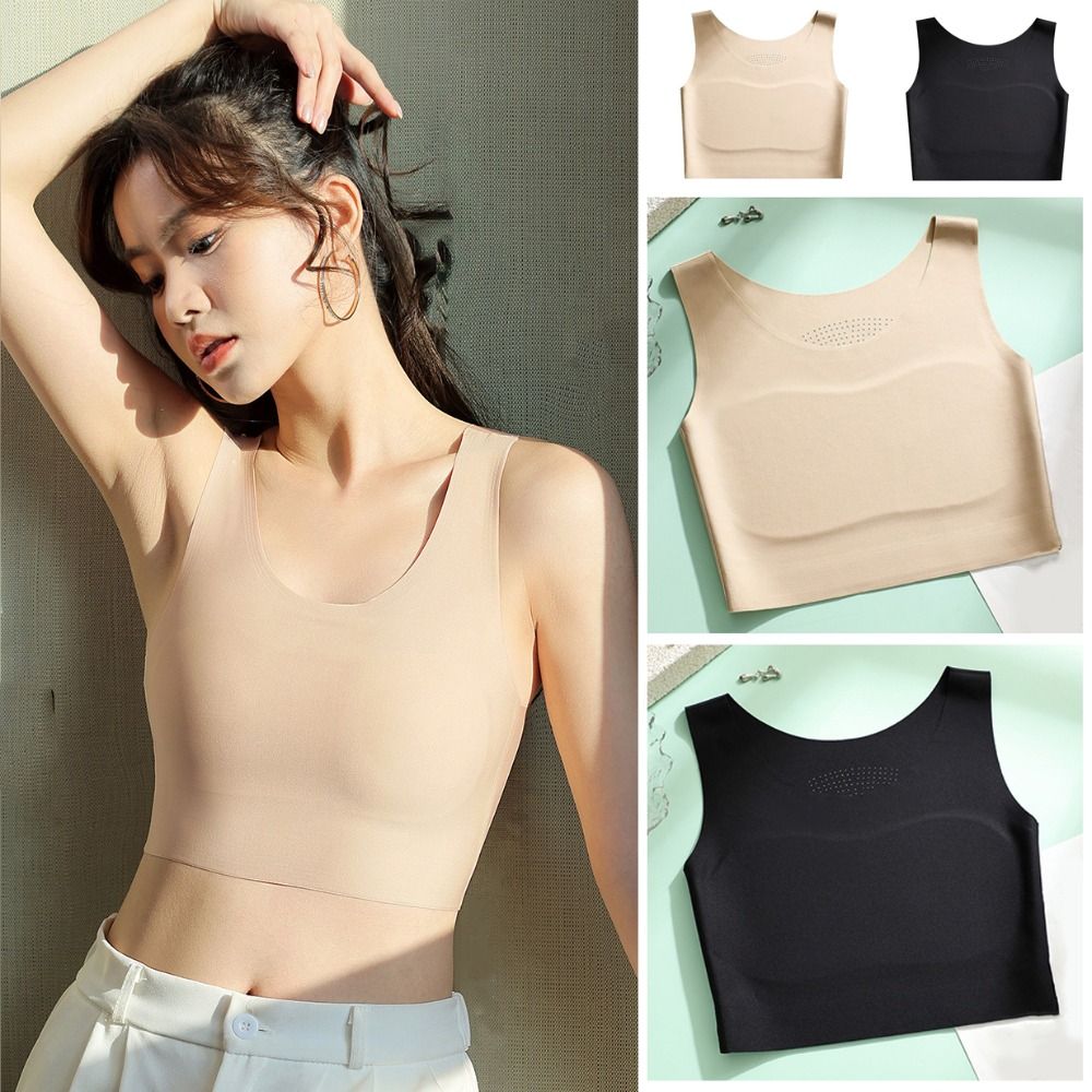 Minimizer Bra Women - Kadınlar için Buz İpek Dikişsiz Kablosuz