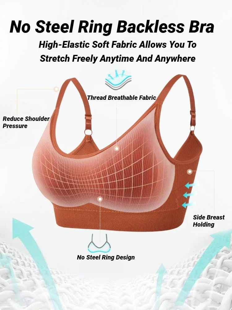 Sleep Bra Bralette - Kadınlar İçin Dikişsiz Sütyen, Tam Kapalı